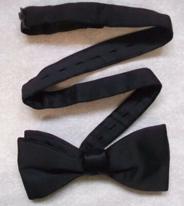 Bowtie Mens Adjustable Formal Wedding Party Necktie Bow Tie Solid Color 8 - Picture 1 of 4