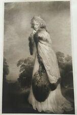 Antique Print Eliza Farren By Sir Thomas Lawrence Dated 1901 Engraved Bartolozzi