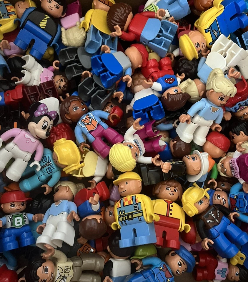 Lego Duplo - Lot Of (10) Random Different Figure People Pieces - Image 1 of 1