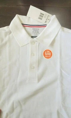 Camisa polo uniforme blanca manga larga French Toast niños XL 14/16 nueva Foto 1 de 2