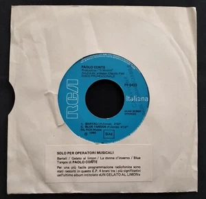 Paolo Conte-Un Gelato Al Limon/La Donna D'inverno/Bartali/Blue Tangos-45 Giri - Foto 1 di 4