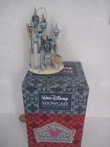 RARE JIM SHORE CHRISTMAS TREE HANGING ORNAMENT Cinderella's Castle DISNEY A20410 - Picture 1 of 13