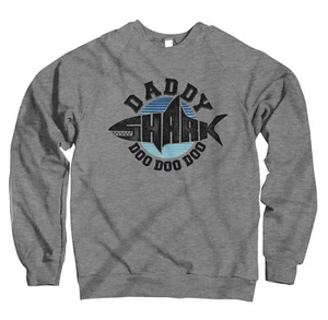 Herren Pullover Sweater Daddy Shark Doo Doo Lied Funny Spruch DS18720SW - Picture 1 of 1