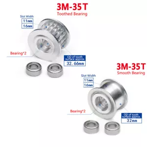 3M 36T Idler Timing Belt Pulley Synchronous Wheel For 10mm 15mm Width Belt New - Picture 1 of 4
