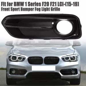 Left Side Front Bumper Fog Light Grille Cover For BMW 1 Series F20 F21 LCI 15-19 - Picture 1 of 8