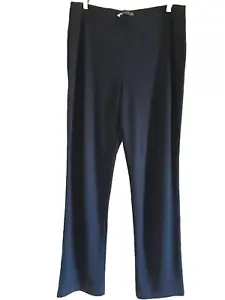 Marks and Spencer  Ladies  Navy Blue Stretch Jersey Trousers UK Size 14 S - Picture 1 of 5
