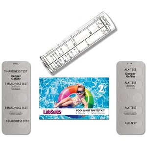 Labsales Kit Test Acqua Vasca Idromassaggio 2 in 1, Spa e Piscina per Alcalinità e Durezza - Foto 1 di 7