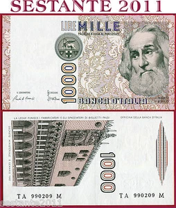 ITALIA ITALY - 1000 1.000 Lire MARCO POLO Lettera A - 1982 - P 109a - FDS / UNC - Imagen 1 de 1