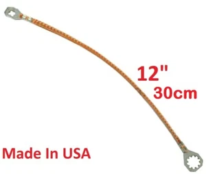 New Universal 12"-13" (30cm-33cm) Copper Ground/Bonding-Strap/Strip/Cable - Picture 1 of 3