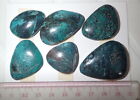 Turkusowy kamień płaska forma swobodna kaboszon 218 karatów 6 sztuk 43,6 grama
