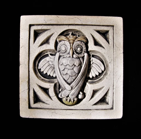 OWL  HARRY POTTER  ARTS & CRAFTS GOTHIC ELLISON TILE Cover