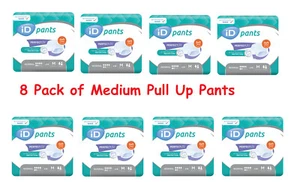 ID Pants Expert Normal Medium Pull Up Pants 8 Packs Of 14 INCONTINENCE Pants M - Picture 1 of 6