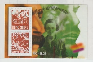 España Hojita recuerdo Pioneros de emisión Guerra civil (GE-13) - Imagen 1 de 1