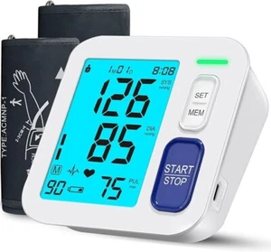 ALPHAGOMED BLOOD PRESSURE MONITOR FOR HOME USE, 9-17" & 13-21" EXTRA LARGE CUFF - Picture 1 of 9