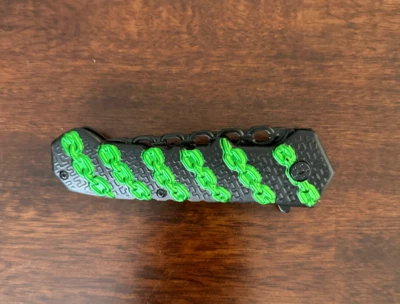 Cuchillo de Bolsillo Ojo de Serpiente Combate Táctico Exterior Asistido Abierto 8 Pulgadas Hoja NUEVO Foto 1 de 4