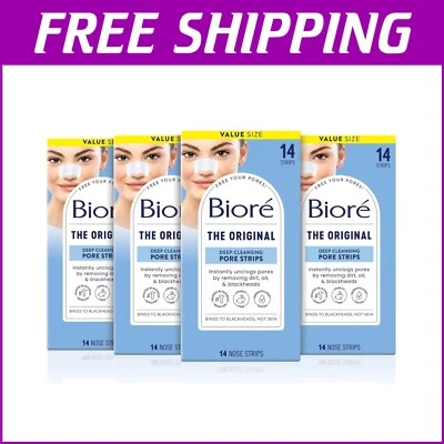 Tiras removedoras de espinillas de 14 unidades con tecnología C-Bond para limpieza de poros Foto 1 de 4