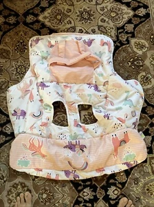 GO By Goldbug 2 In 1 Shopping Cart, High Chair Cover Unicorn Llama  - Picture 1 of 2