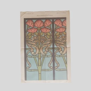 Manifesto Arte decorativa Mattonelle persiane Museo artistico Milano 1903 - Imagen 1 de 1