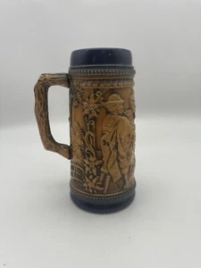 Piedra de cerveza azul Gerzit vintage 11" Der Trunk Sei Klar Dein Lieb Sei rara - Imagen 1 de 7
