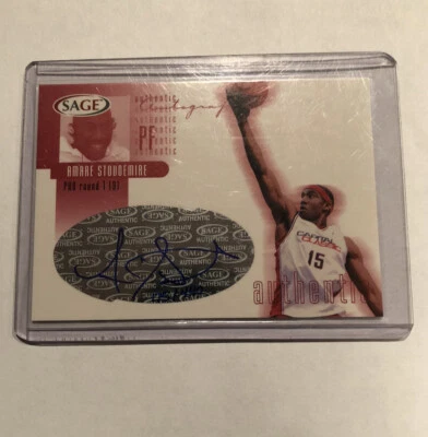 Sage Authentic Gold Amare Stoudemire Amar'e 2002 automático 175/440 Foto 1 de 2