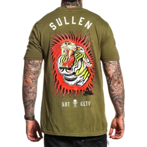 Sullen Art Collective Tigear Premium Mens T-Shirt Tattoo MMA Clothing - Picture 1 of 10