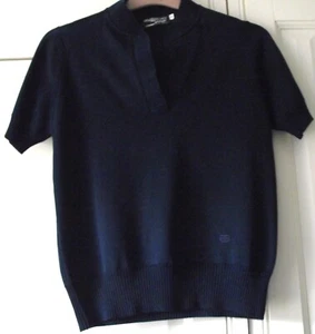 Givenchy Sport Pullover Short Sleeve - Logo - Sweater Women's - Size 36 US 4 - Picture 1 of 2