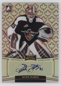 2014-15 ITG Leaf Metal Canada /10 Ryan Kubic #BA-RK2 Auto