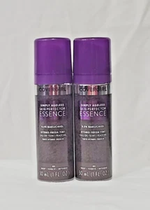 2 Pk CoverGirl Simply Ageless Skin Perfector Essence Foundation 80 Deep - Picture 1 of 4