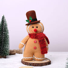 Gingerbread Man Doll Christmas Plush Toys Xmas Tree Ornaments Gifts Decoration