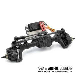 Servo On Axle mount V2 for TRX-4 RC 1/10 Traxxas SOA FRONT Artful Dodgers Design - Picture 1 of 3