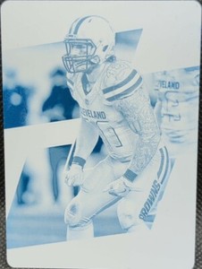 DAN VITALE 2018 Panini Prestige PRINTING PLATE SP 1/1 Browns Patriots 118 One of