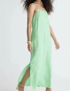 J. Crew Collection Schlupfkleid 16 verzierte Etuikleid mintgrün gold 298 $ Einzelhandel - Bild 1 von 22