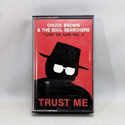 Chuck Brown & The Soul Searchers Live PA Vol 2 Trust Me Cassette Tape 1988 Go Go - Image 1 of 4