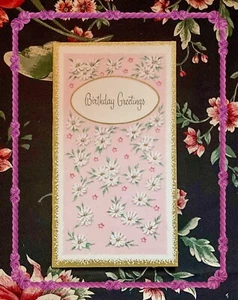 Vintage Greeting Card Cheer Friendship Kittens Rose 1930s Inside Design Env NOS - Picture 1 of 4