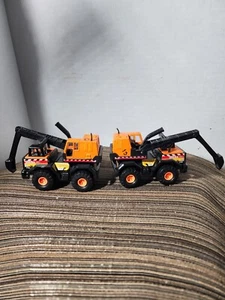 Vintage Tonka Backhoe Orange Construction Truck MAISTO by Hasbro #768 - Picture 1 of 4