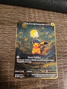 Carta Pokemon Pikachu Van Gogh ultra rara mista Giappone ex AR TCG NM SV SR M60 - Foto 1 di 2