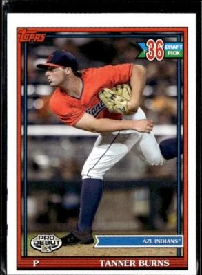 2021 Topps Pro Debut #PD-180 Tanner Burns - Image 1 of 2