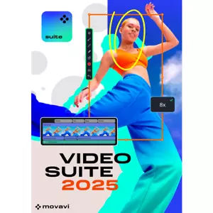 Movavi Video Suite {Lifetime } edit convert record AI BG removal, Effects, DISC - Picture 1 of 2
