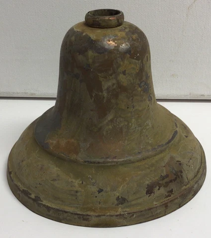 Vintage Metal Ceiling Mount Light Fixture Cover Cap Good Salvaged Part Cover