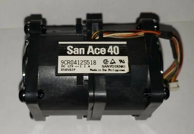 NEW  40mm Dual Rotor Server Fan Assembly, Intel SR 1400 / Gateway WME860976B - Image 1 of 3