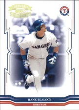2005 (RANGERS) Throwback Threads Gold Century Proof #9 Hank Blalock /100