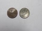 New ListingLot of 2 Different Better Old Colombia Coins - 1944 and 1946 - Circulated