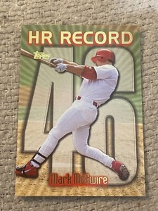Mark McGwire 1998 topps hr record 46 #220