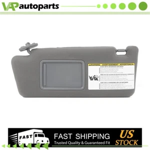 Med Gray Left LH Driver Side Sun Visor For Toyota Tacoma 2005-2015 W/Extension - Picture 1 of 24