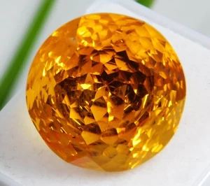 Top Quality Gemstone, 20 Ct Natural Citrine For Making Beautiful Jewellery - Picture 1 of 8
