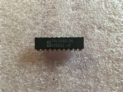 74LS640-1N IC OCTAL BUS TRANSCEIVER CUSTODIAL 20-PIN DIP SIGNETICS (LOT OF 1) - Image 1 of 4