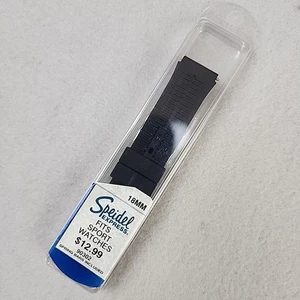 Speidel Express Rubber Sport Watch Band 18MM 90302 New Old Stock - Picture 1 of 5