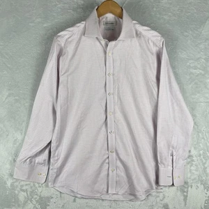 TWILLORY Traditional Fit Non Iron Safe Cotton Multicolor Dress Shirt 16 32/33 - Picture 1 of 8