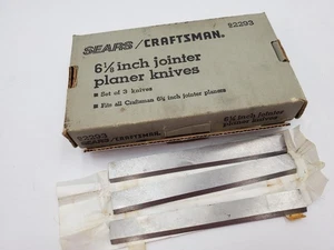 Cuchillos cepilladora articuladora Sears Craftsman 2293 6-1/8" vintage NOS - Imagen 1 de 5