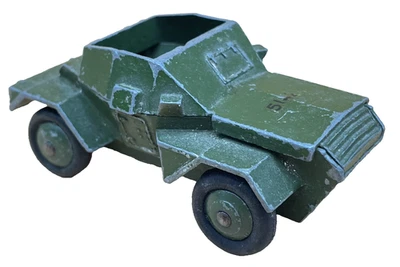 Dinky 673 Scout Car - Vehículo Diecast Verde Daimler Militar Ejército Años 50 De Colección Foto 1 de 4